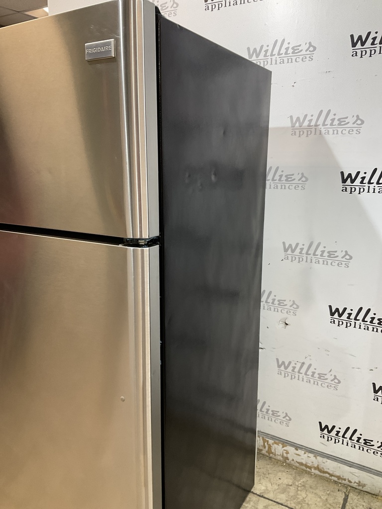 Frigidaire Used Refrigerator Top and Bottom 30x65 1/2” (Stainless Steel) 