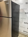 Frigidaire Used Refrigerator Top and Bottom 30x65 1/2” (Stainless Steel) 