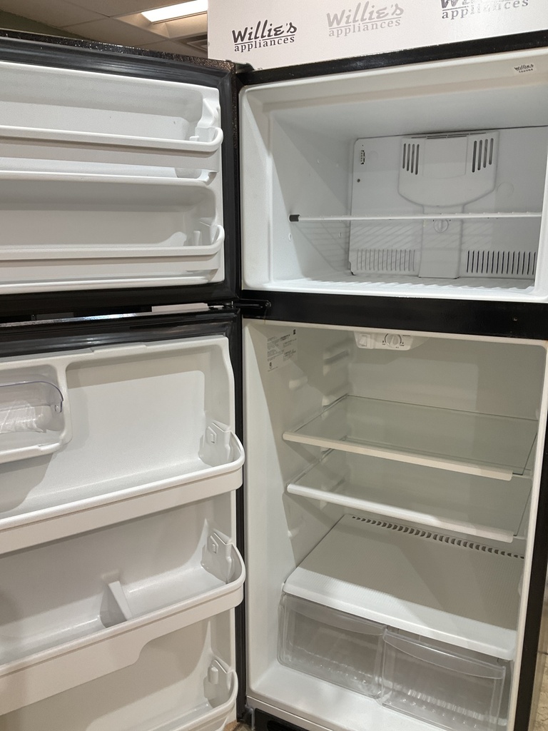 Frigidaire Used Refrigerator Top and Bottom 28x64 1/2” (Black) 