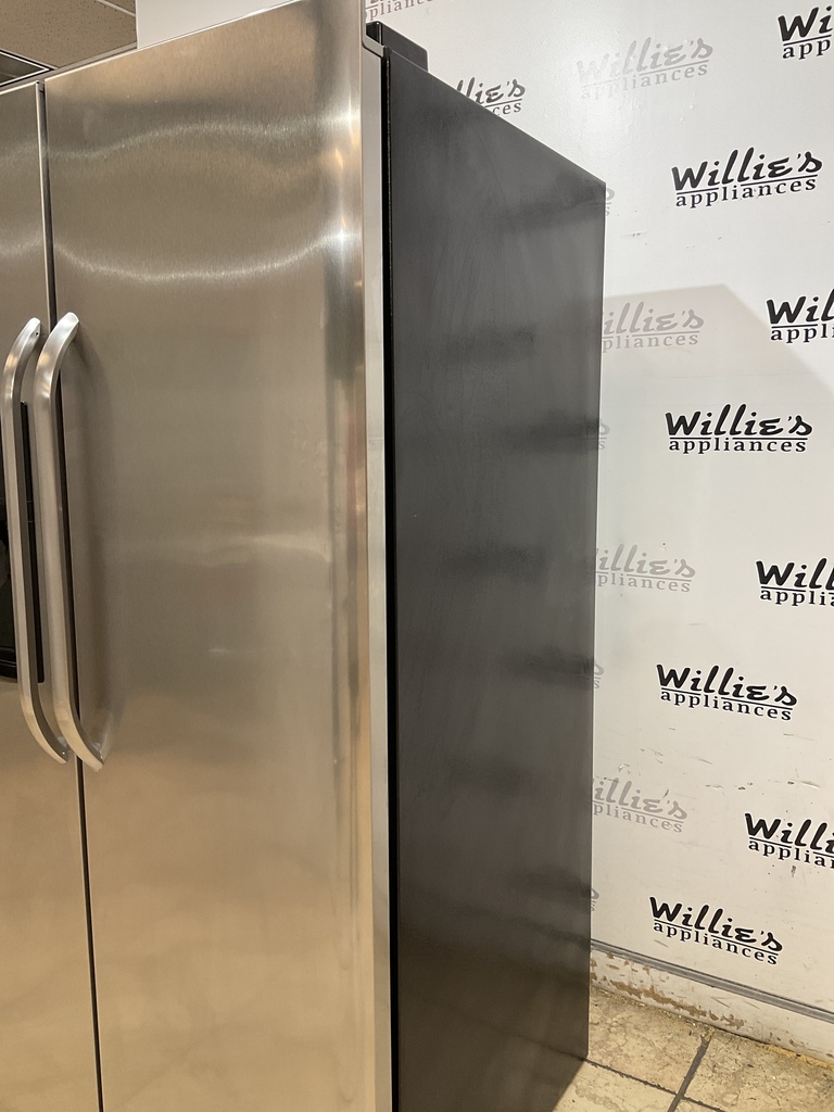 Frigidaire Used Refrigerator Side by Side 36x69 1/2” (Stainless Steel) 