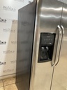 Frigidaire Used Refrigerator Side by Side 36x69 1/2” (Stainless Steel) 