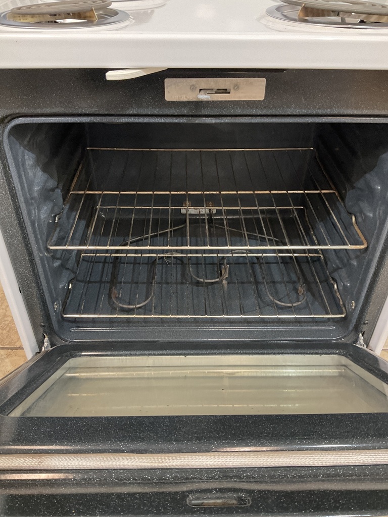 Ge Used Electric Stove 220volts (40/50 AMP) 30inches {no cord} (White) 