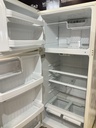Ge Used Refrigerator Top and Bottom 28x67 (Bisque) 
