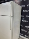 Ge Used Refrigerator Top and Bottom 28x67 (Bisque) 