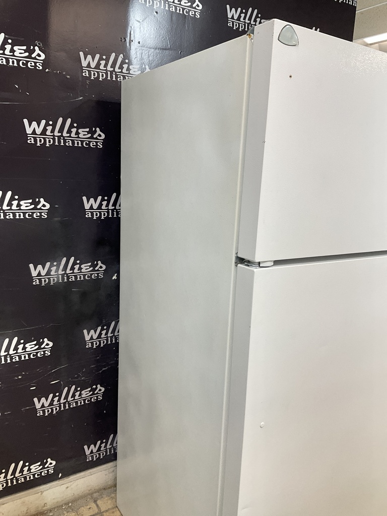 White Westinghouse Used Refrigerator Top and Bottom 30x65 1/2” (White) 