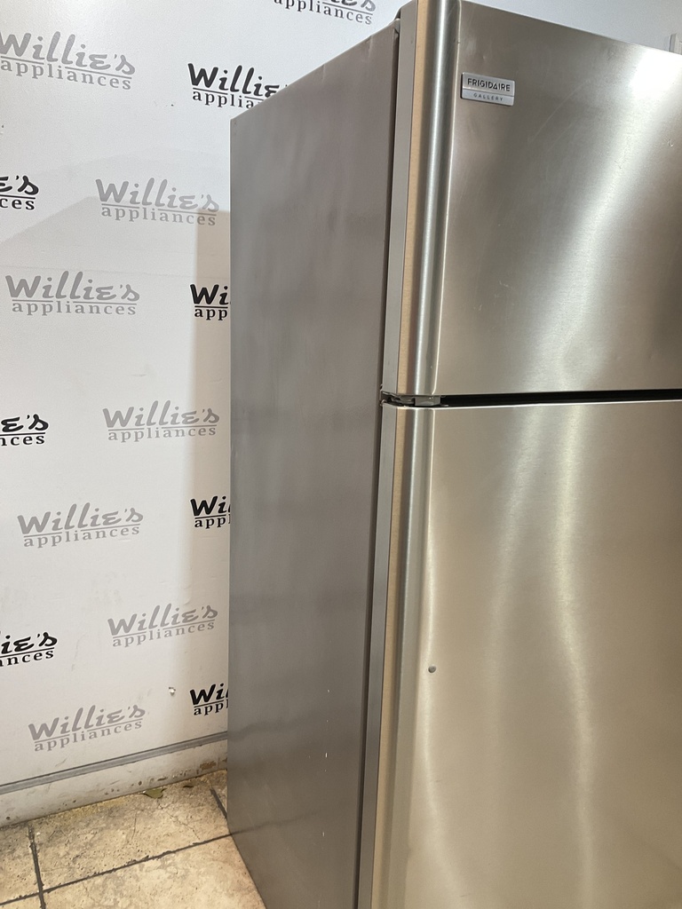 Frigidaire Used Refrigerator Top and Bottom 30 1/2 x 65 1/2” (Stainless Steel)  