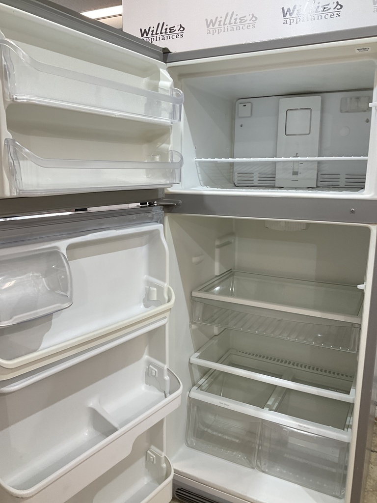 Frigidaire Used Refrigerator Top and Bottom 30 1/2 x 65 1/2” (Stainless Steel)  