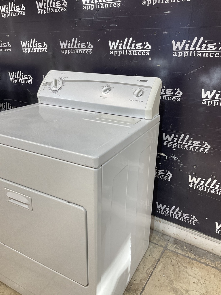 Kenmore Used Electric Dryer 220volts (30 AMP) 29inches {4 prong} (White) 