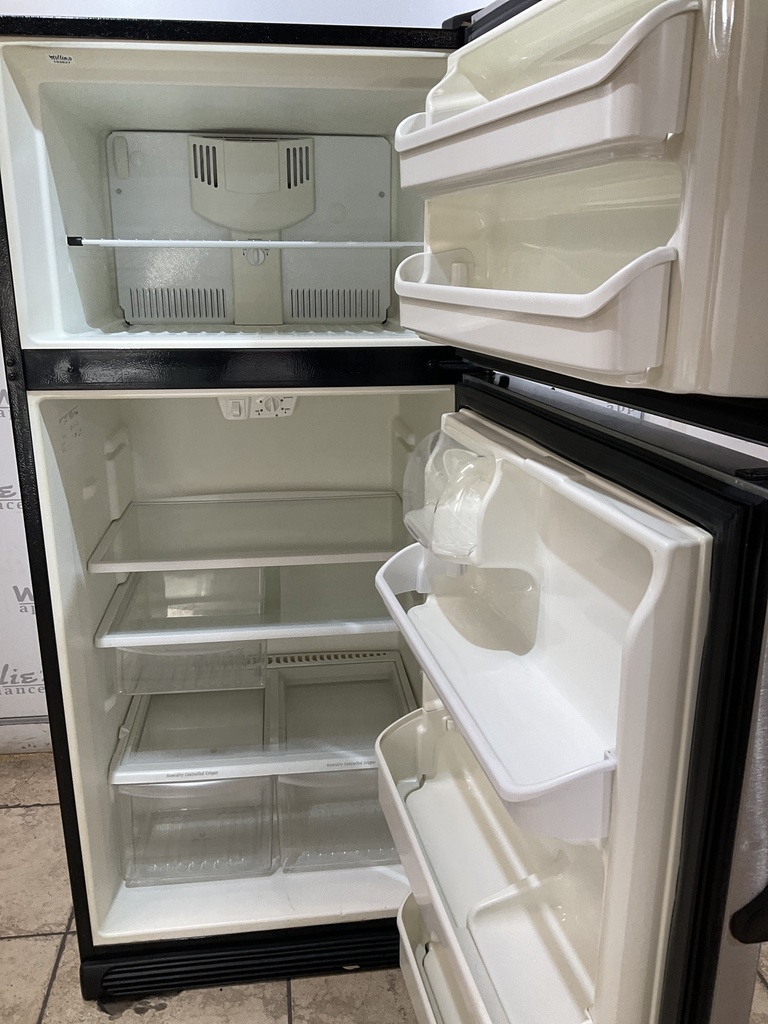 Frigidaire Used Refrigerator Top and Bottom 30x66 (Stainless Steel) 