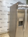 Whirlpool Used Refrigerator Side by Side 36x68 1/2” (Stainless Steel) 