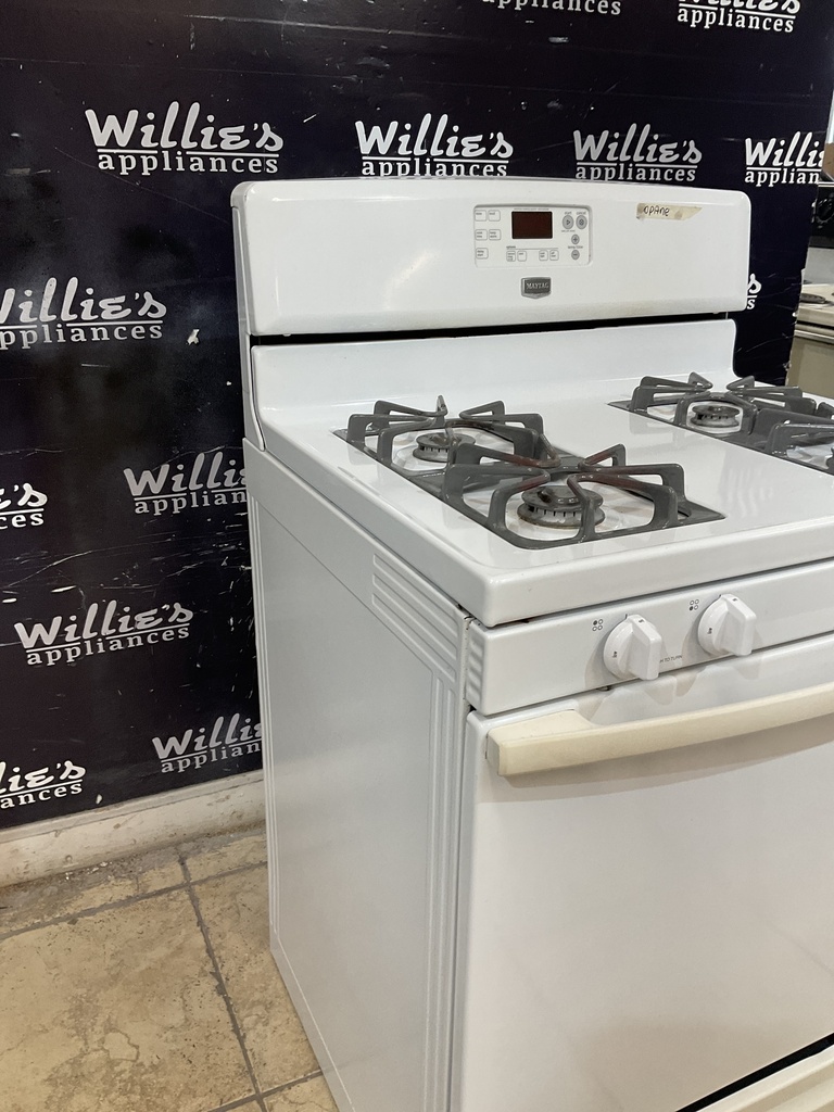 Maytag Used Gas Propane Stove 30inches (White) 