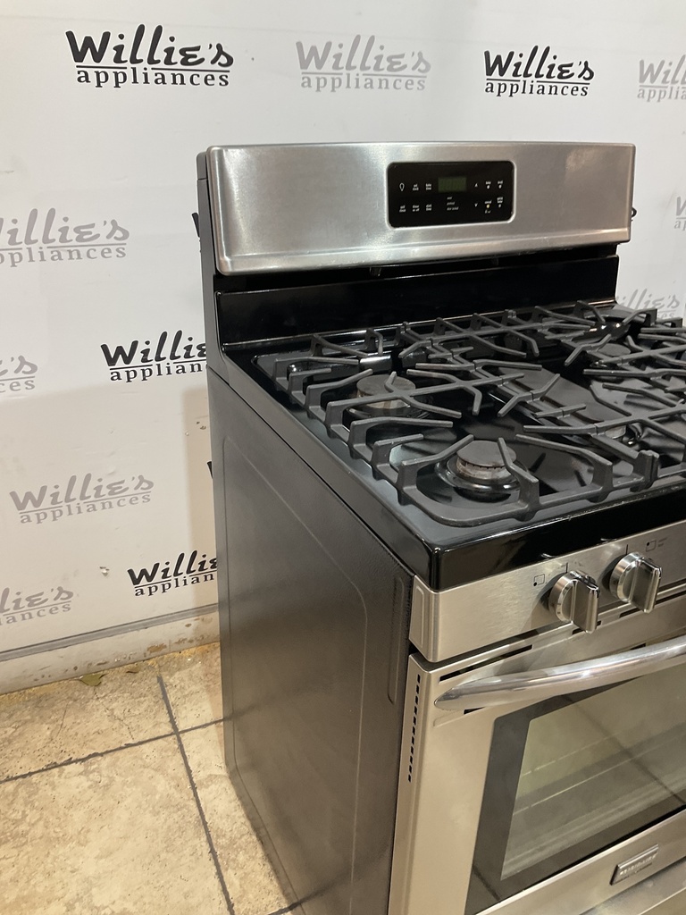 Frigidaire Used Natural Gas Stove 30inches (Stainless Steel) 