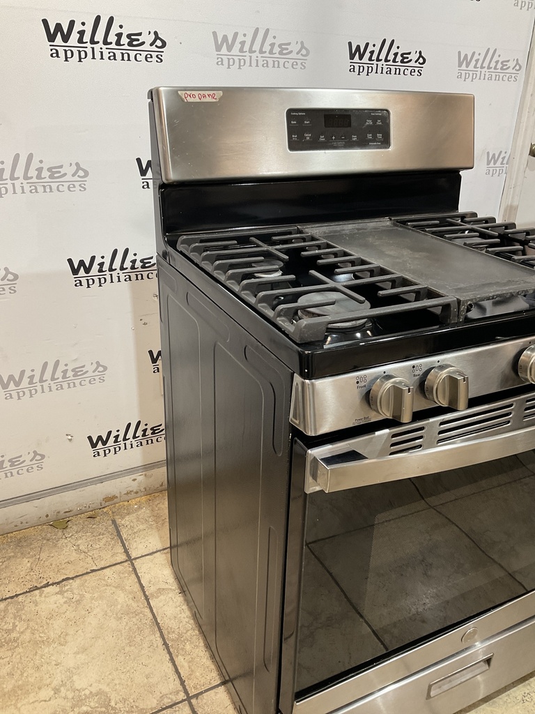 Ge Used Gas Propane Stove 30inches  (Stainless Steel) 