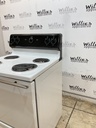 Ge Used Electric Stove 220volts (40/50 AMP) 30inches {no cord} (White/Black) 