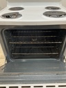 Ge Used Electric Stove 220volts (40/50 AMP) 30inches {no cord} (White/Black) 