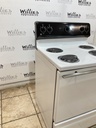 Ge Used Electric Stove 220volts (40/50 AMP) 30inches {no cord} (White/Black) 