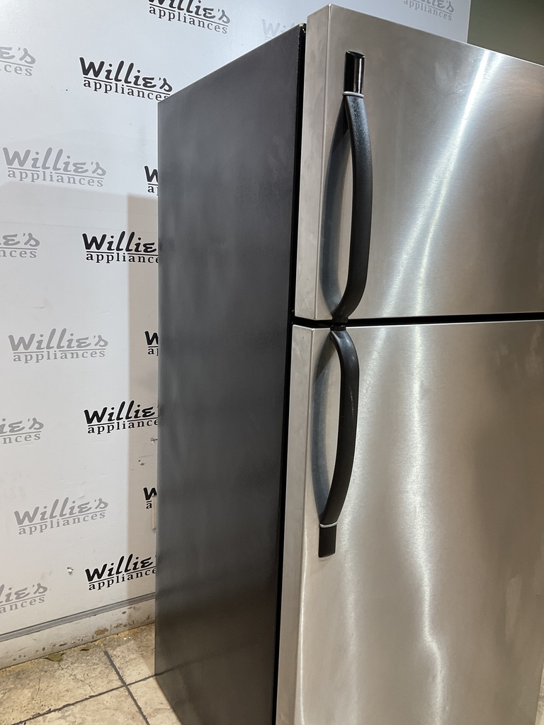 Frigidaire Used Refrigerator Top and Bottom 30x66 (Stainless Steel) 