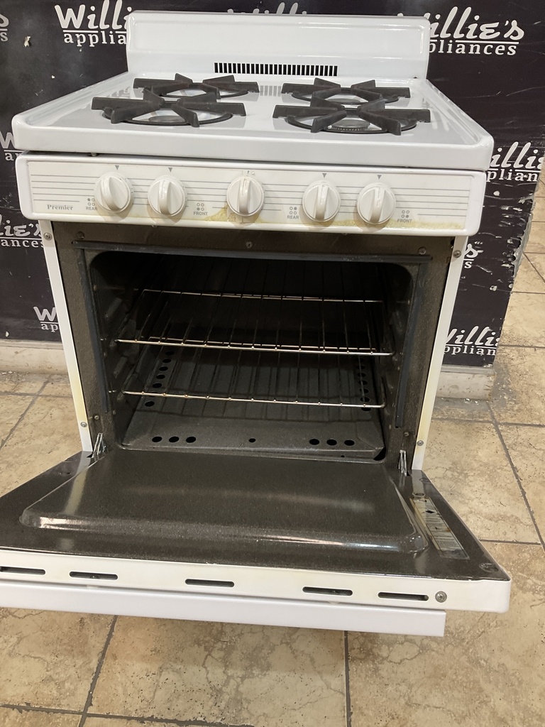 Premier Used Natural Gas Stove 24inches (White) 