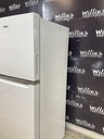 Whirlpool Used Refrigerator Top and Bottom 24x61 (White) 