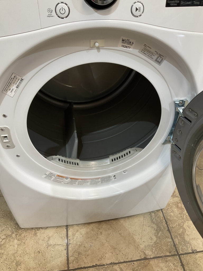 Lg Used Natural Gas Dryer 27inches (White) 