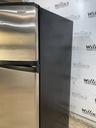 Whirlpool Used Refrigerator Top and Bottom 33x66 (Stainless Steel) 