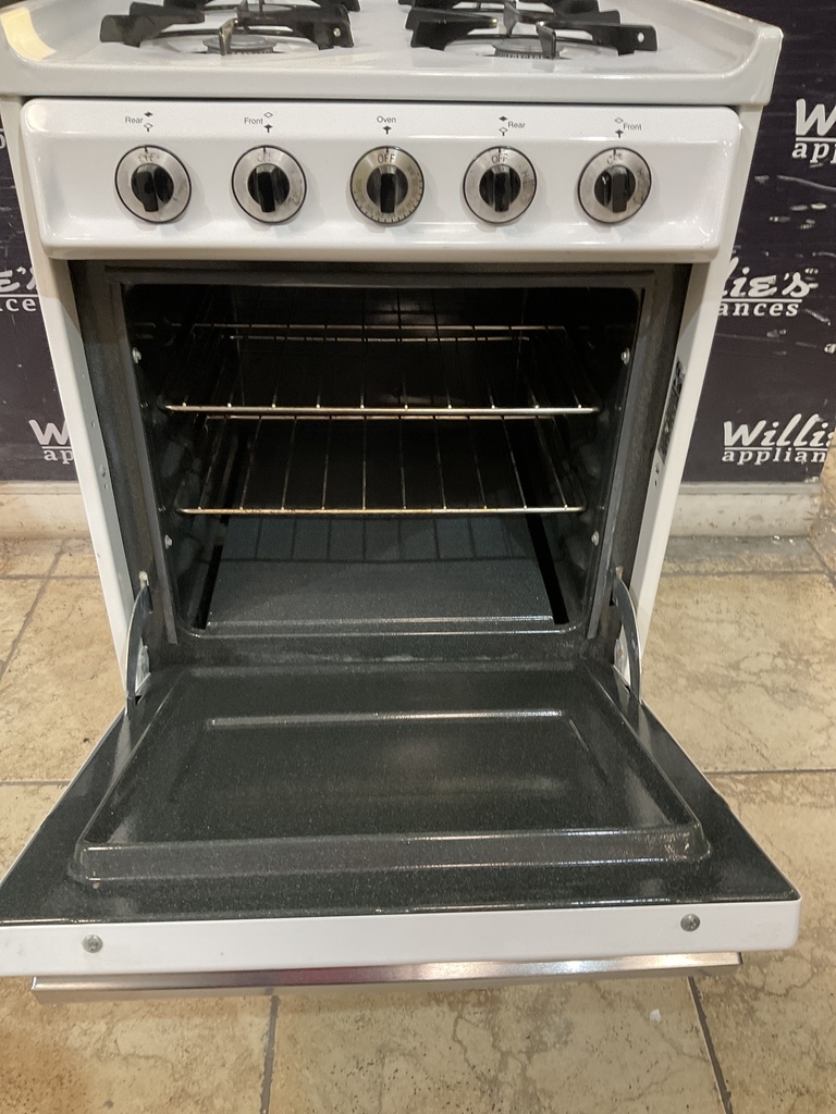 Summit Used Natural Gas Stove 20inches (White) 