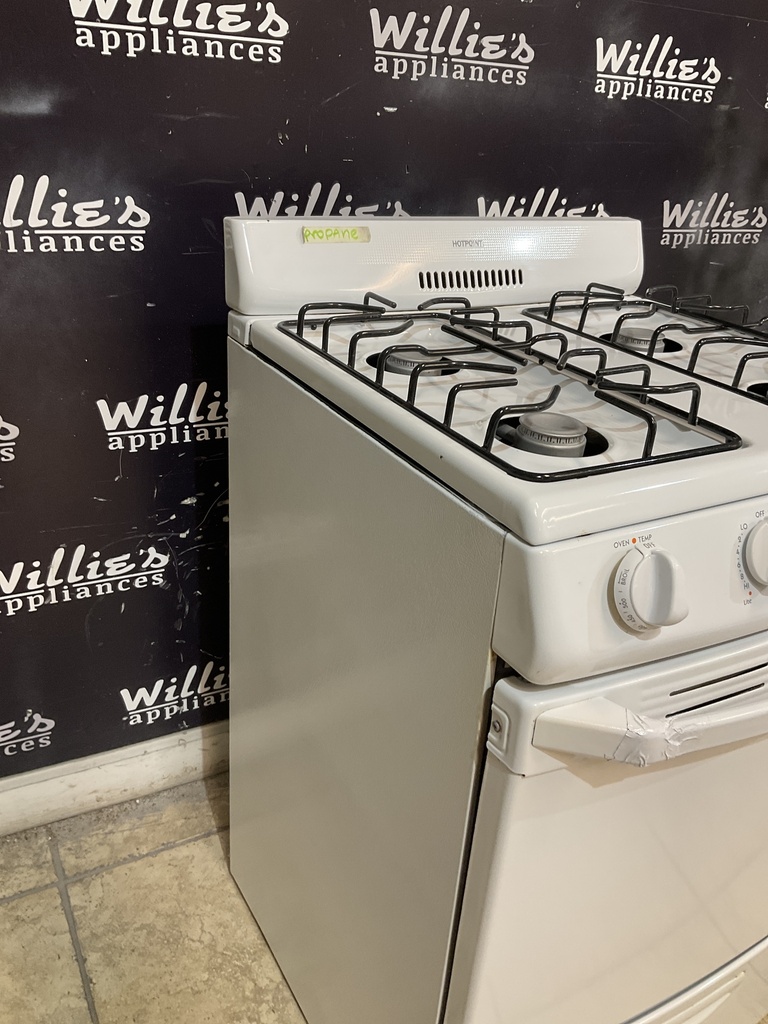 Hotpoint Used Gas Propane Stove 24inches (White)