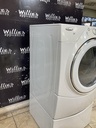 Whirlpool Used Electric Dryer 220volts (30 AMP) 27inches {no cord} (White) 