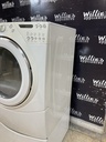 Whirlpool Used Electric Dryer 220volts (30 AMP) 27inches {no cord} (White) 