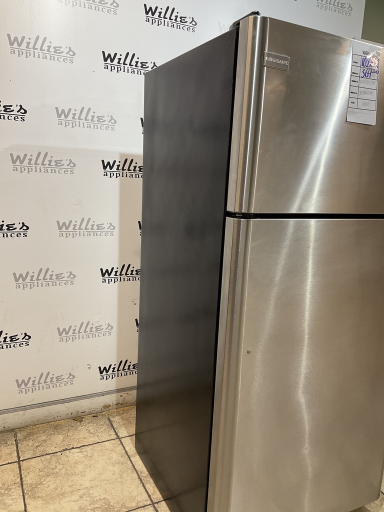 Frigidaire Used Refrigerator Top and Bottom 30x66 (Stainless Steel) 