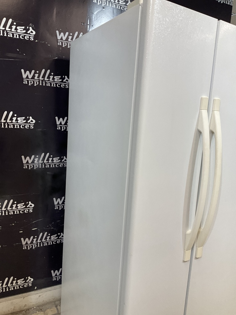 Whirlpool Used Refrigerator Side by Side 33 x 66 1/2” (White) 