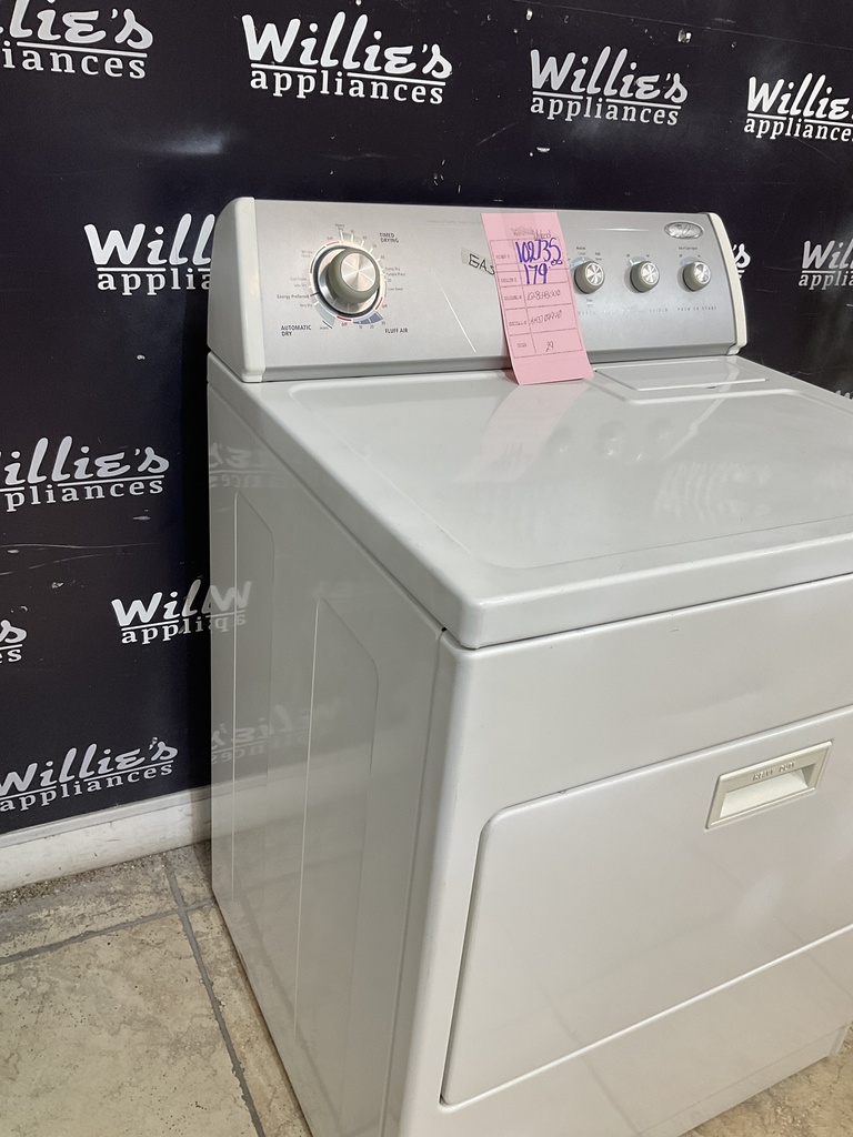 Whirlpool Used Natural Gas Dryer 29inches (White)