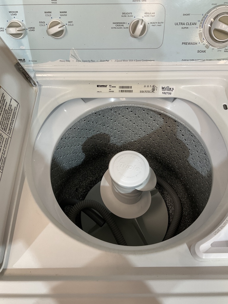 Kenmore Used Washer Top-load 27inches (White) 