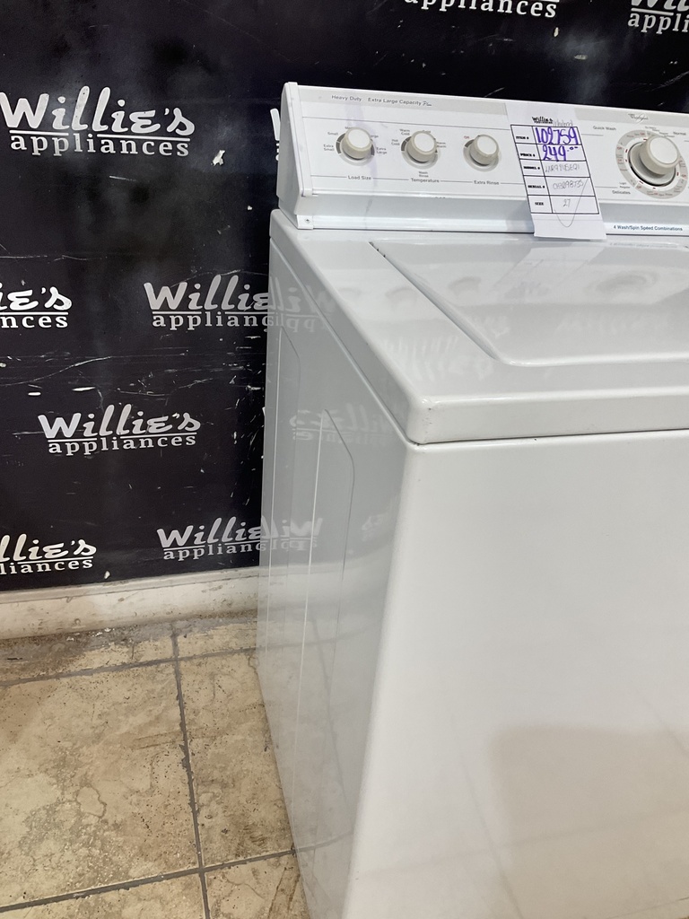Whirlpool Used Washer Top-load 27inches (white) 