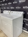 Whirlpool Used Electric Set Washer/Dryer 220volts (30 AMP) 27/29inches {3 prong} (White) 