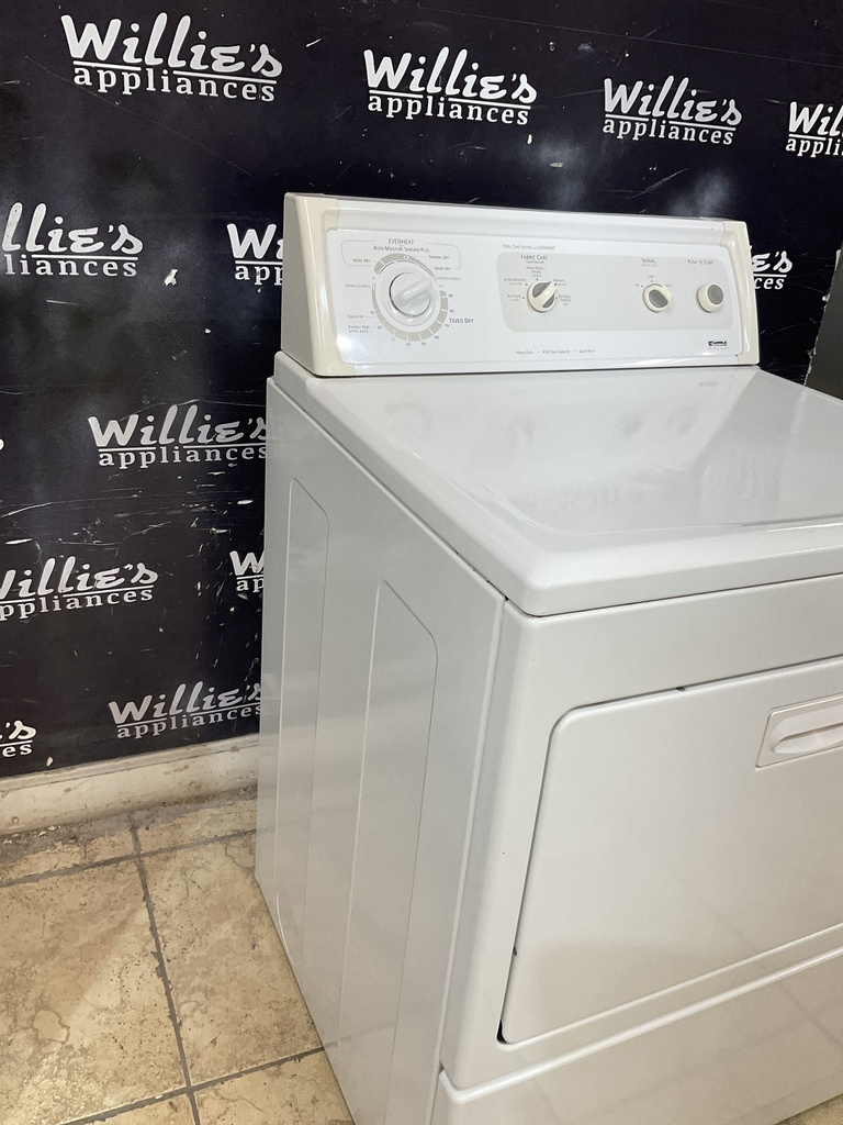 Kenmore Used Electric Dryer 220volts (30 AMP) 27inches {no cord} (White) 