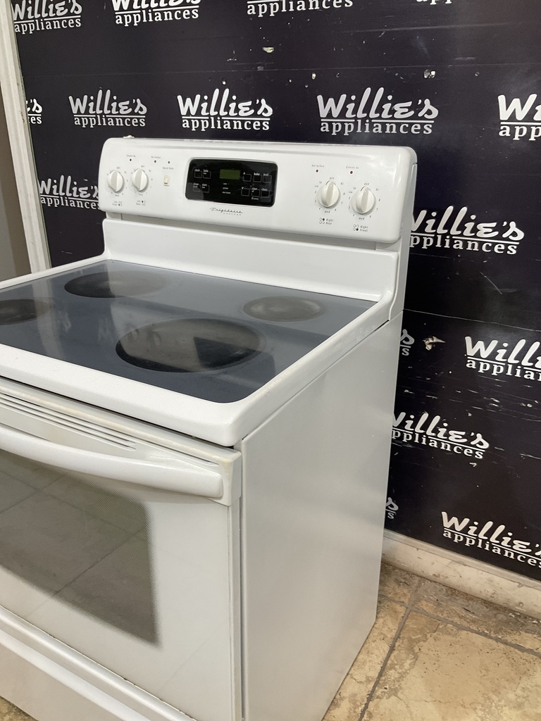 Frigidaire Used Electric Stove 220volts (40/50 AMP) 30inches {no cord} (White)