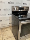 Samsung Used Electric Stove 220volts (40/50 AMP) 30inches {no cord} (Stainless steel)