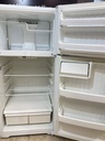 Hotpoint Used Refrigerator Top and Bottom 28x61 1/2” (White) 