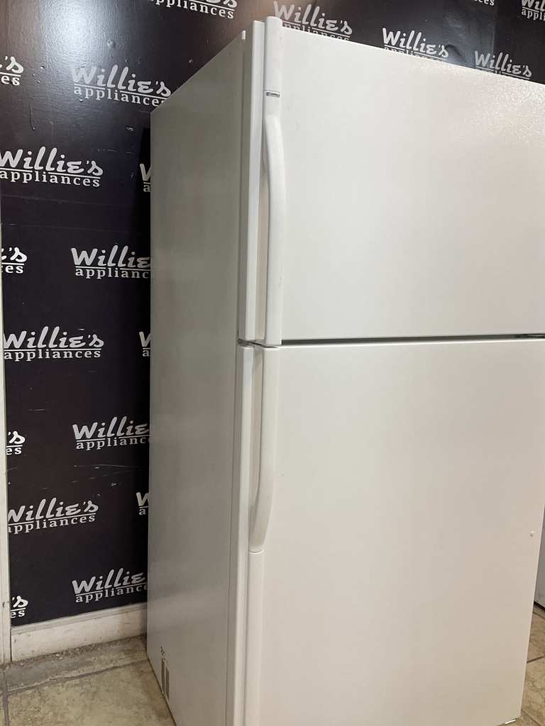 Kenmore Used Refrigerator Top and Bottom 33x66 1/2” (White)