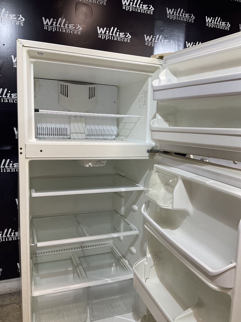 Frigidaire Used Refrigerator Top and Bottom 30x66 (Bisque) 