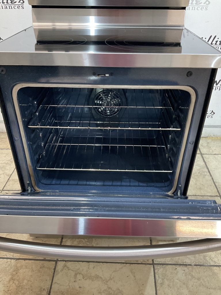 Samsung Used Electric Stove 220volts (40/50 AMP) 30inches {no cord} (Stainless steel) 