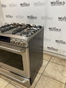 Ge Cafe Used Natural Gas Stove Double Oven 30inches (Stainless Steel) 