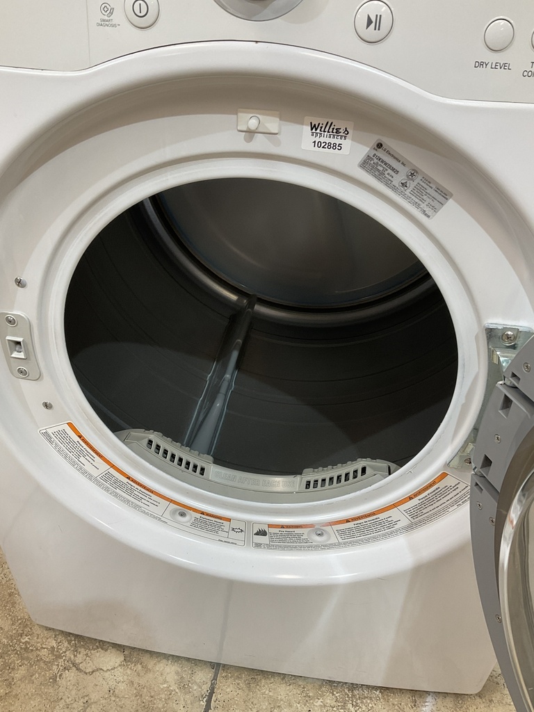 Lg Used Natural Gas Dryer 27inches (White)