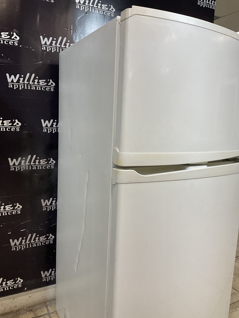 Whirlpool Used Refrigerator Top and Bottom 30 1/2” x 66” (White) 
