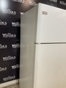 Frigidaire Used Refrigerator Top and Bottom 30x66 (White) 