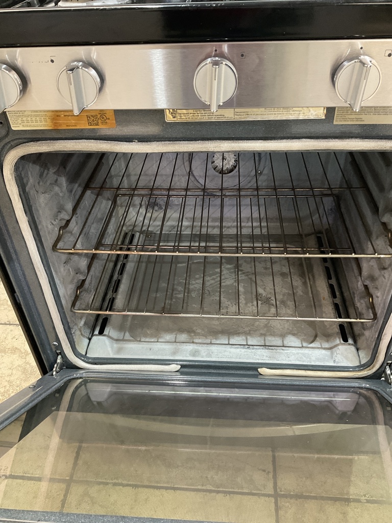 Whirlpool Used Natural Gas Stove 30inches (Stainless Steel) 
