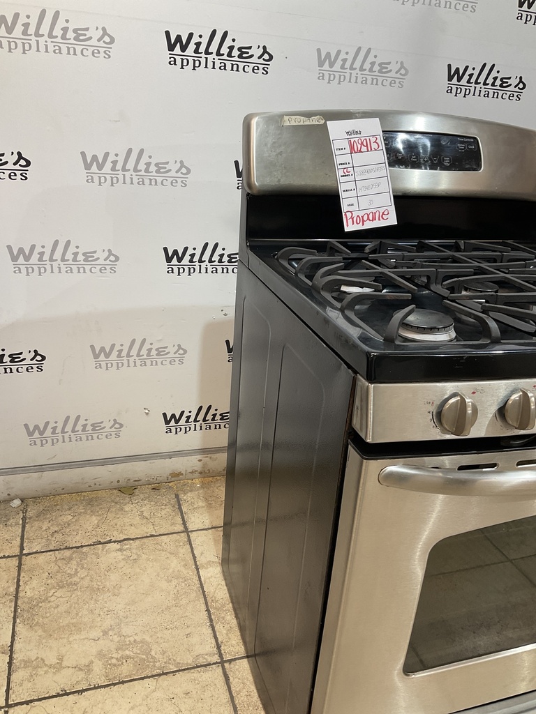 Ge Used Gas Propane Stove 30inches (Stainless Steel) 