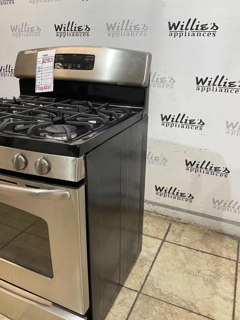 Ge Used Gas Propane Stove 30inches (Stainless Steel) 