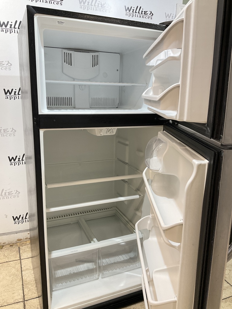 Frigidaire Used Refrigerator Top and Bottom 30x66” (Stainless Steel) 